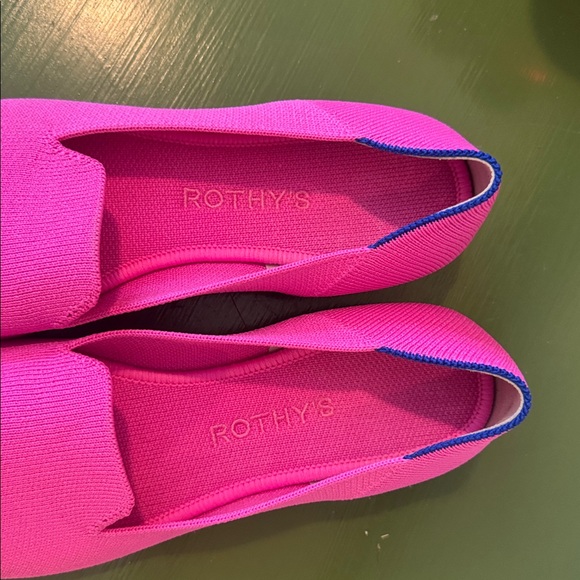 Rothy’s authentic limited edition flamingo pink loafers - Picture 2 of 7